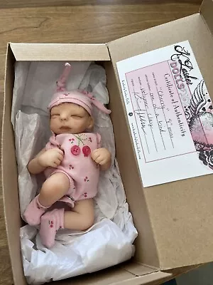 $390 • Buy OOAK Kimberly Lasher 8 Inch Doll “Cherry” Polymer Clay With COA