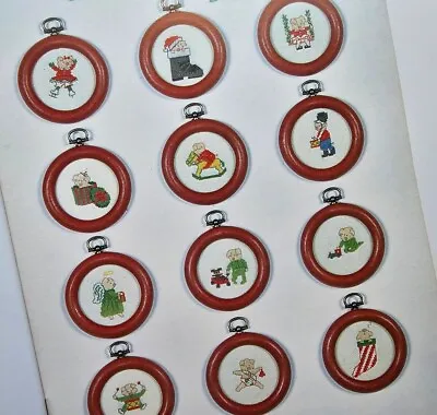 Vintage Green Apple Christmas Pigs Holidays Cross Stitch Patterns Book I • $6