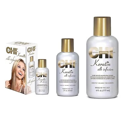 Farouk CHI Keratin Silk Infusion Damaged Dry Hair Treatment Serum Frizz Repair  • £5.99
