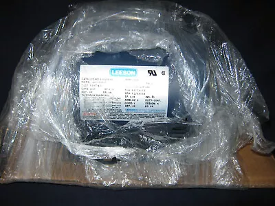 $195 • Buy Leeson 100110 Motor 1/3 Hp-115/208 230v-1725 Rpm-60 Hz-1 Ph-#a4c17dr2-free Ship
