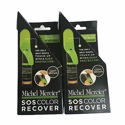 Michel Mercier SOS Color Recover Light Brown For Gray Roots Touch-ups X2 • $15.95