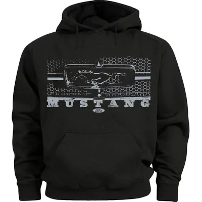 Ford Mustang Grill Hoodie Mens Sweatshirt • $39.95