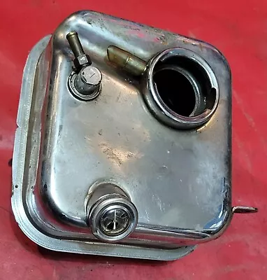 Harley Davidson Chrome Vintage Oil Tank Panhead Shovelhead Fl 1965-1982 • $99.99