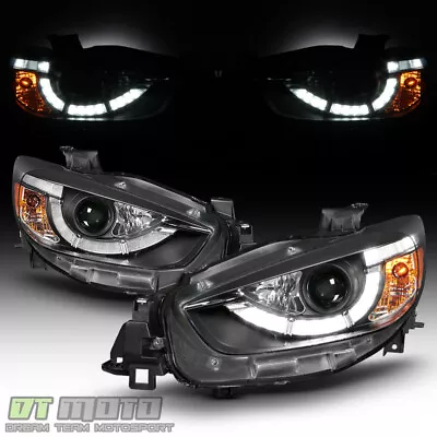 2013-2016 Mazda CX-5 Halogen LED DRL Light Tube Projector Headlights Headlamps • $358.99