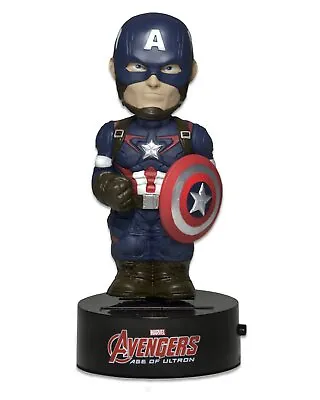 Avengers Age Of Ultron Body Knockers Captain America Solar Figure Neca 61491 • $13.89