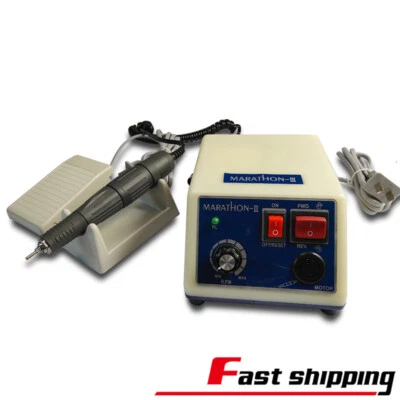 Micromoteur Dentaire Marathon N3+ - 35K RPM, Avec Pièce à Main Et 10 Burs, Neuf