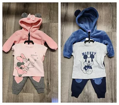 NWT Disney Baby Mickey Mouse Or Minnie Mouse 3 Piece Set Boy's Or Girl's • $22.99