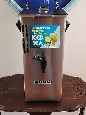 Bunn 4 Gallon Tall Square Iced Tea Dispenser 21.9 X 12.3 X 17.9 Inch • $75