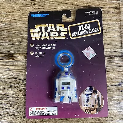 New 1997 Tiger Electronics Star Wars R2-D2 Keychain Clock Sealed • $9.99