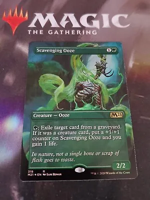 MTG. Scavenging Ooze. Foil Extended Art. Core Set 2021. Nm • $2.25