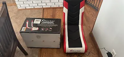 X Rocker Horizon Audio Floor Rocker Gaming Chair Red/Black • $99.99