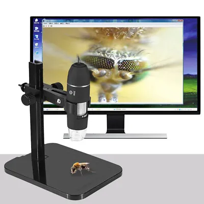 1000X 8LED 2MP USB Camera Magnifier Digital Microscope Endoscope With Stand E5E3 • $18.92
