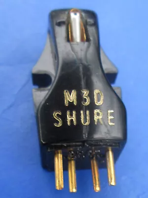 VINTAGE Shure M3D Stereo Cartridge - Tested 276 Oms SUGGEST NEW STYLUS • $59.99