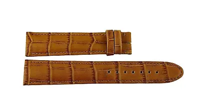 Montblanc Calf Leather Honey Alligator Grain Strap Band Large Buckle 5635 #29 • $95