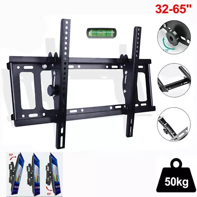 £10.99 • Buy TV Wall Bracket Mount For 32 36 40 42 50 55 60 Up To 65  Inch LCD LED QLED UK