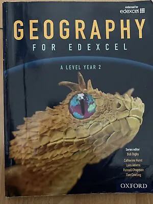 Geography For Edexcel A Level Year 2 Revision Guide Oxford • £15