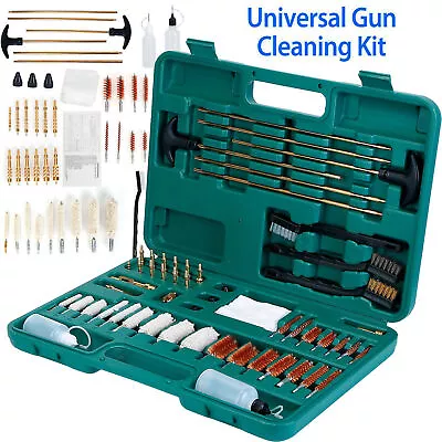 Universal Gun Cleaning Kit For Rifle Pistol Shotgun Muzzleloader For Any Caliber • $30.95