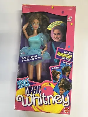 Vintage 1988 Mattel Barbie Style Magic Whitney #1290 NRFB New • $108