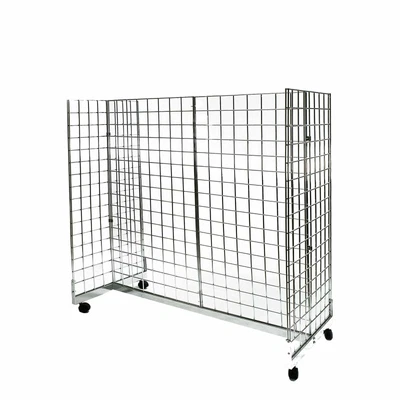 £157.62 • Buy Grid Panel H Shape Gondola Display Heavy Duty Chrome Retail Shop (E3J20) 