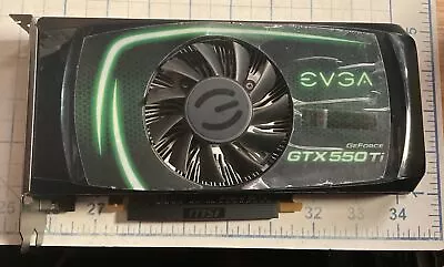 Nvidia EVGA GeForce GTX 550 Ti PCIe 2.0 RAM=1gig 1 Mini Hdmi & 2 DVI Ports • $24.98