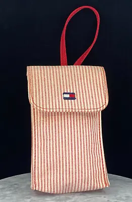 Tommy Wristlet  RED/WHITE Pouch/Mobile Bag - NEW • $24.88