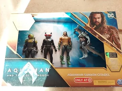 Spin Master Aquaman & The Lost Kingdom 4 Pack Sunken Citadel 2023  • $17.95