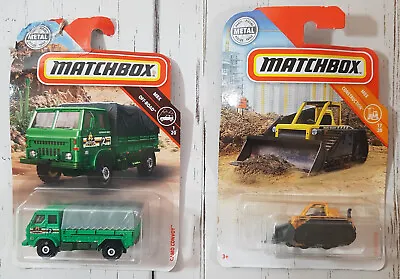 Lot Of 2 Matchbox Camo Convoy And Mini Dozer MBX Construction Off-Road • $7.31