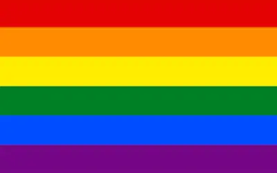 LARGE 5ft X 3ft RAINBOW FLAGS PRIDELBGT • £3.95