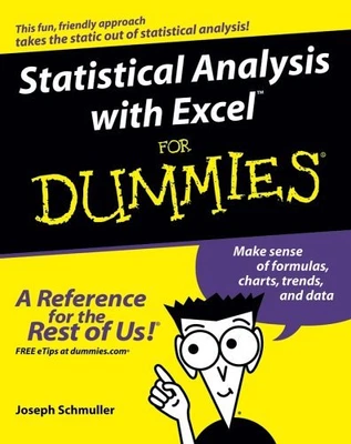 $4.49 • Buy Statistical Analysis With Excel For Dummies
