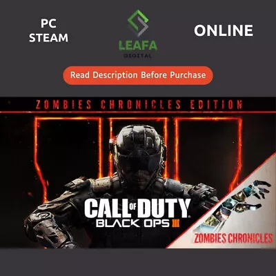 Call Of Duty Black Ops 3 | PC STEAM | ONLINE • $22.99