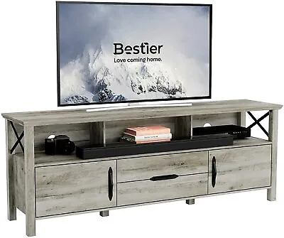 $189.99 • Buy TV Stand Cabinet Entertainment Center Unit Console Table Shelves For 70 Inch TV
