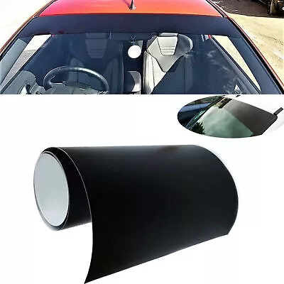 Car Window Sun Visor Strip Tint Film Car Front Windshield UV Shade DIY Decal • $8.27