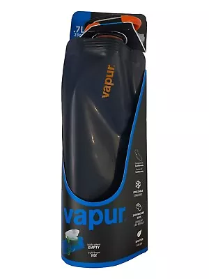 Vapur Collapsible Anti-Bottle .7L / 23 Oz. Black BPA Free Stand Fold Freeze NEW • $12.99