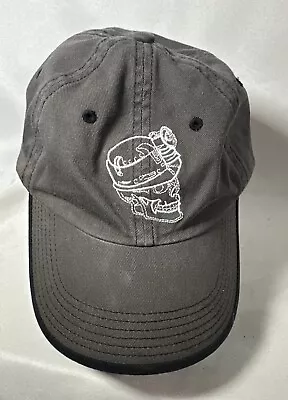 Mining Skeleton Legends Assay Flux Gray Ball Cap Hat Nice Logo  Sporty Port Auth • $12.99