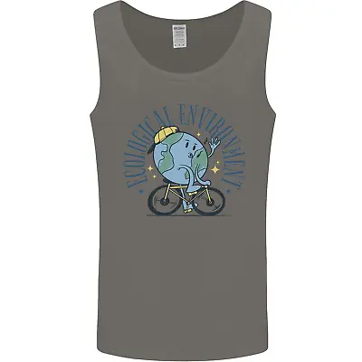 Ecological Environment Climate Change Cycling Mens Vest Tank Top • £10.49