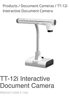 Elmo Document Camera Teacher’s Choice TT-12i 1341 NEW • $424.99