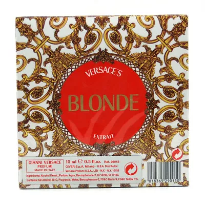 Versace's Blonde By Versace 0.5 Oz 15 Ml Parfum Extrait Splash For Women • $195