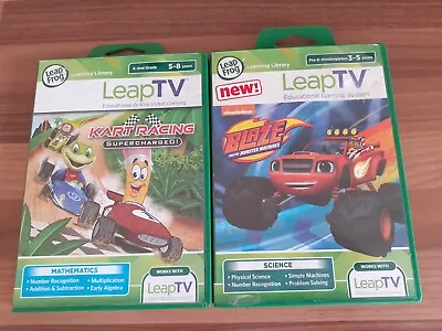 Leap TV Games Bundle X2 - Kart Racing Supercharged/Blaze & The Monster Machines • £13.99