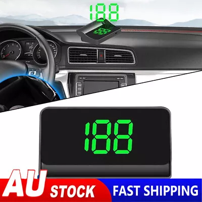 2024 HUD GPS Head Up Display Speedometer Odometer Car Digital Speed Universal AU • $21.89