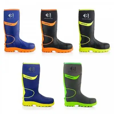 Buckler Buckbootz BBZ8000 Hi-Vis Non-Metallic Safety Wellington Boots Wellies • £95.95