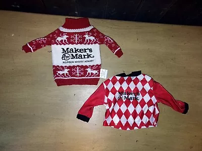 Markers Mark Bourbon Bottle Sweater & Makers Mark Jockey Bottle Shirt*New Stock* • $25