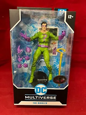 McFarlane Collector Classic Riddler Platinum Chase Action Figure Case Fresh • $26.24
