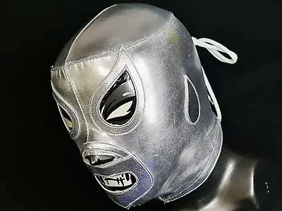 Silver Mask Wrestling Mask Luchador Wrestler Lucha Libre Mexican Costume • $40