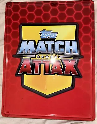 Empty Large Match Attax  Collectors Tin • £3.99