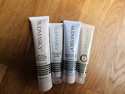 4 X Products Mudmasky Vitamin A Booster Blue Clay Face Mask 60ml • £15