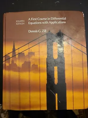 $2 • Buy Math: A First Course In Differential Equations With Applications By Dennis G....