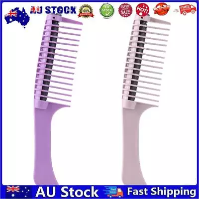 AU Anti Static Roller Curling Brush Salon Reduce Hair Loss Detangling Comb Barbe • $7.66