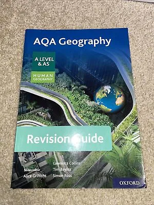 AQA Geography For A Level & AS Human Geography Revision Guide • £10