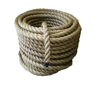 1-1/2 TREATED MANILA ROPE CUT TO LENGTH 1.5 Dock Landscape Nautical Deck TIKI • $1.63