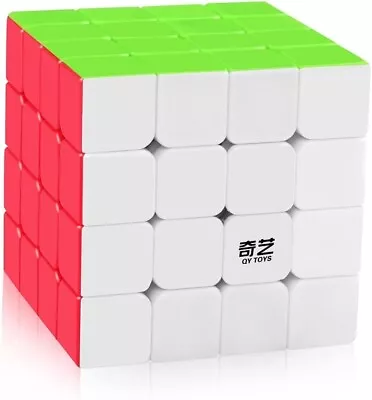 Qiyi Qiyuan S 4x4 Speed Cube Stickerless Magic 4x4x4 Puzzles Toys Cube (62mm) • $5.98